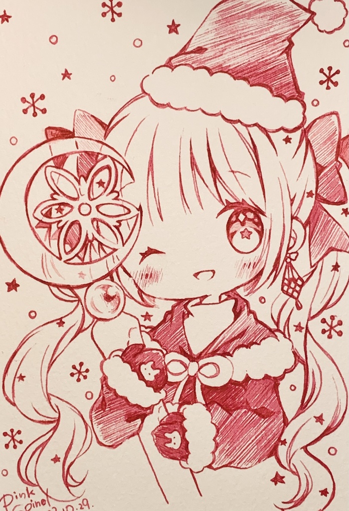 手描きイラスト ハガキサイズ