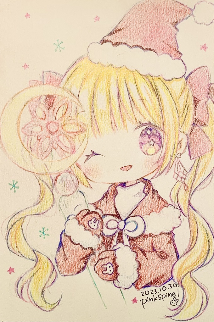 手描きイラスト ハガキサイズ