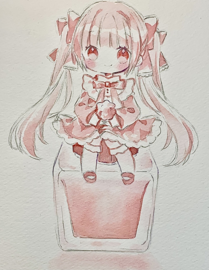 手描きイラスト B5サイズ弱