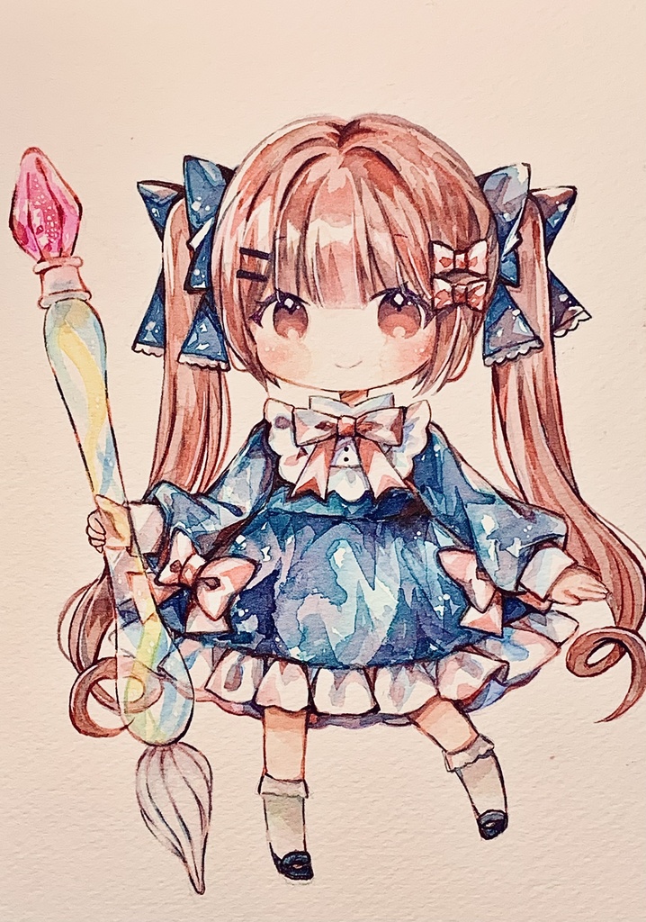 手描きイラスト B5サイズ弱