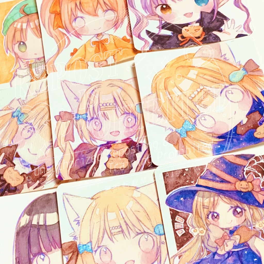 ｢日常原画収穫祭｣直筆オリジナルカード