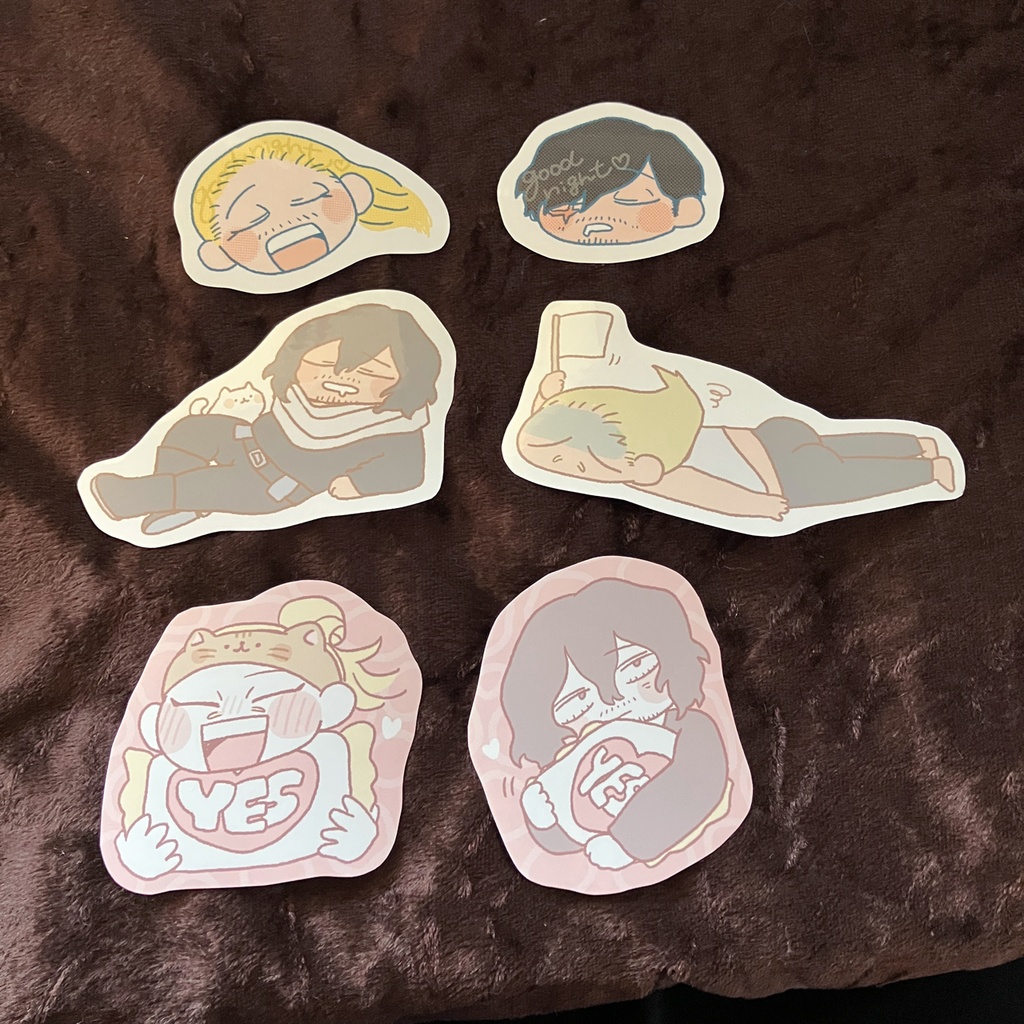 なかよし同期ちゃんのマスキングテープ(A柄)&おやすみシールセット