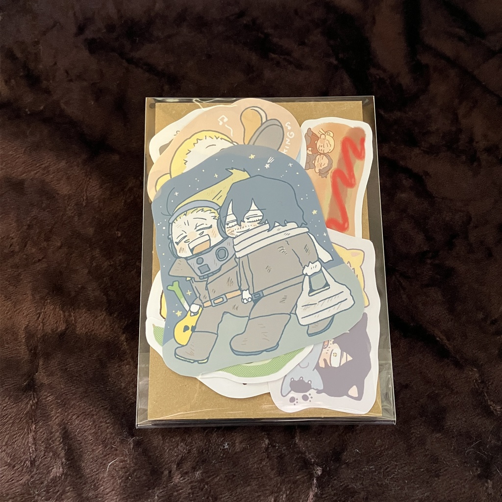 なかよし同期ちゃんのマスキングテープ(B柄)&もぐもぐシールセット