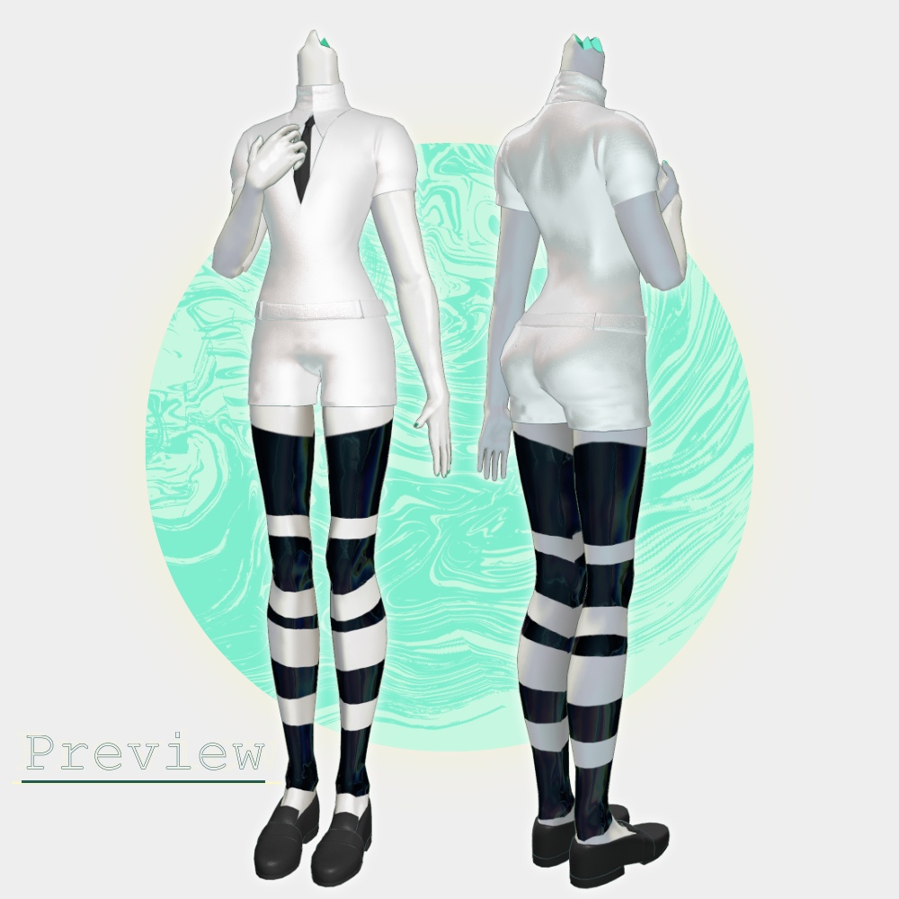 【無料素体】宝石の国改変用素体「BODY OF THE LUSTROUS」