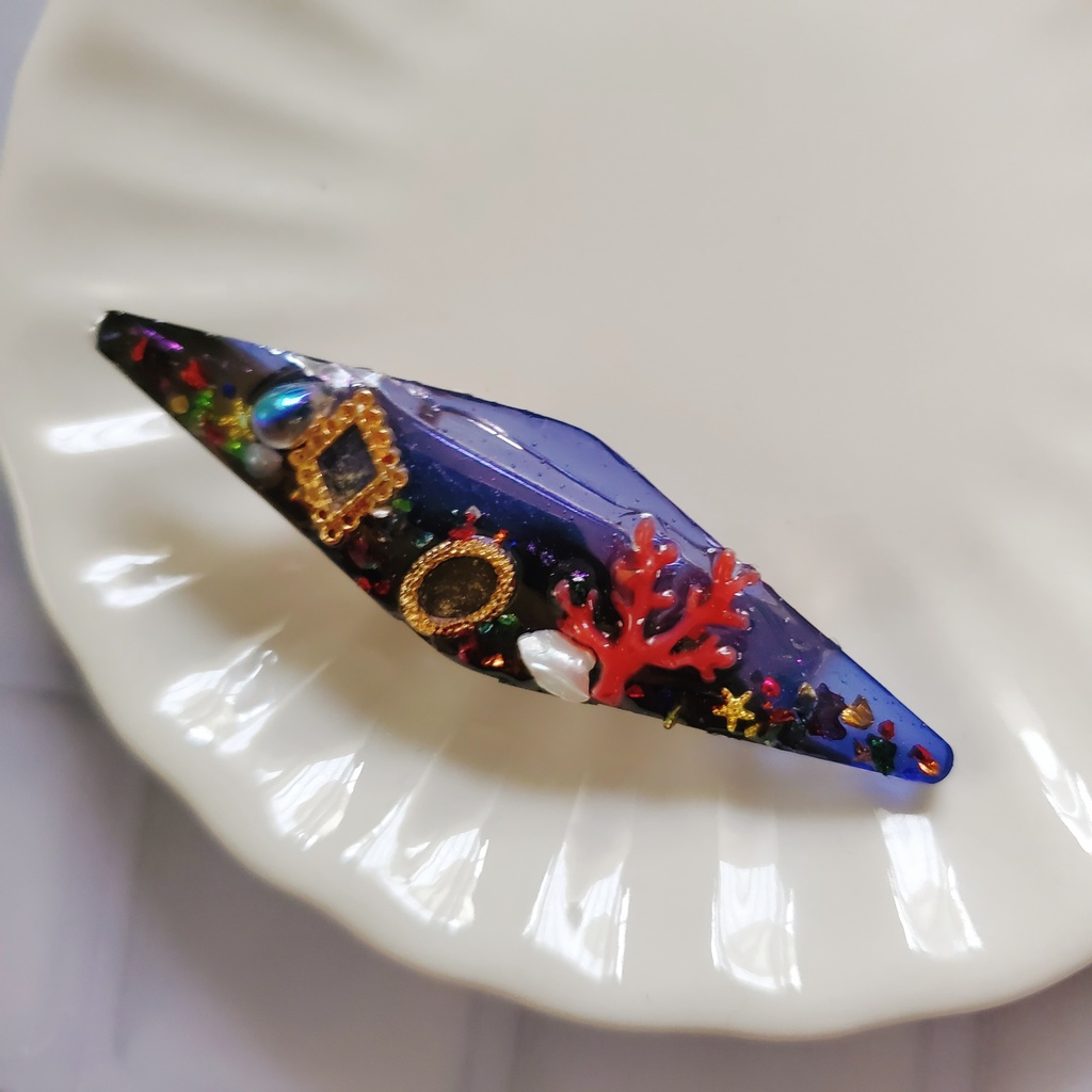 深海のラウンジ AM10:00 ヘアクリップ