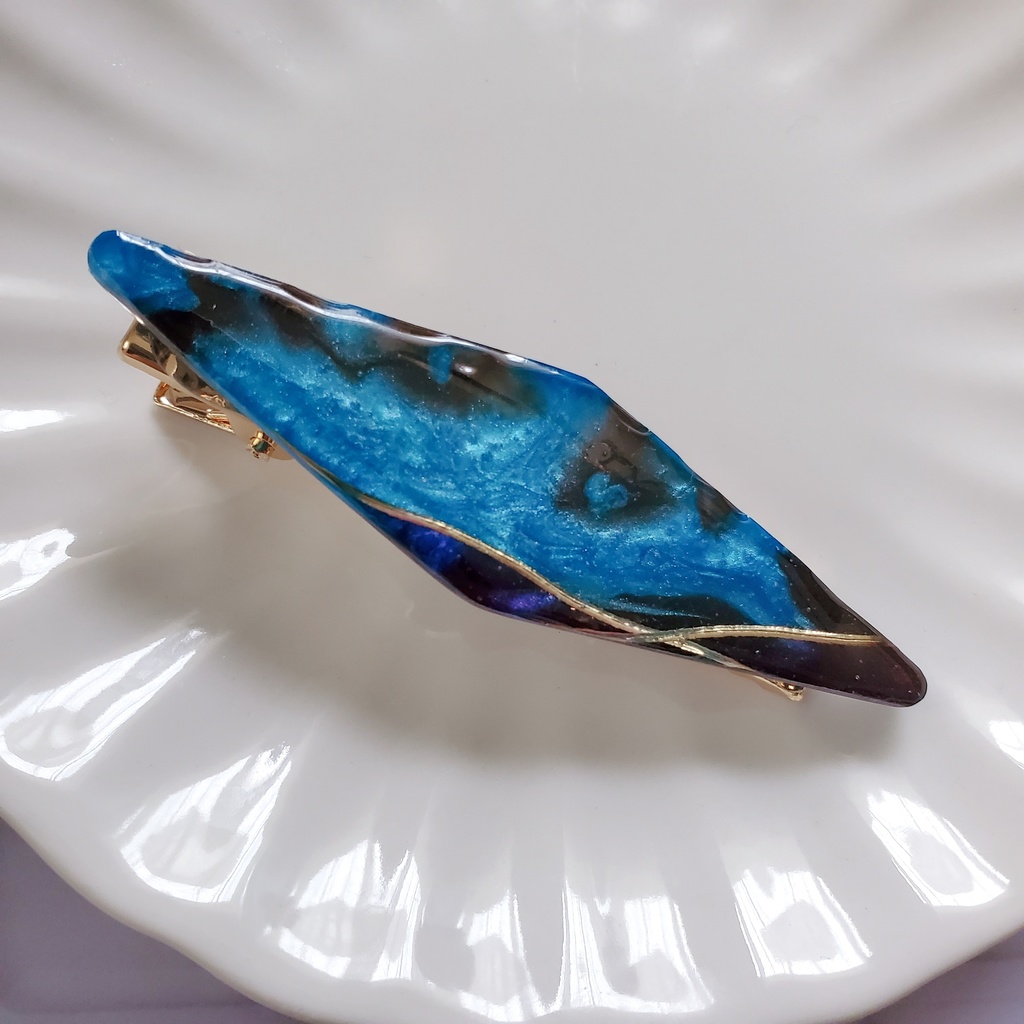 青の炎 式典の篝火 ヘアクリップ