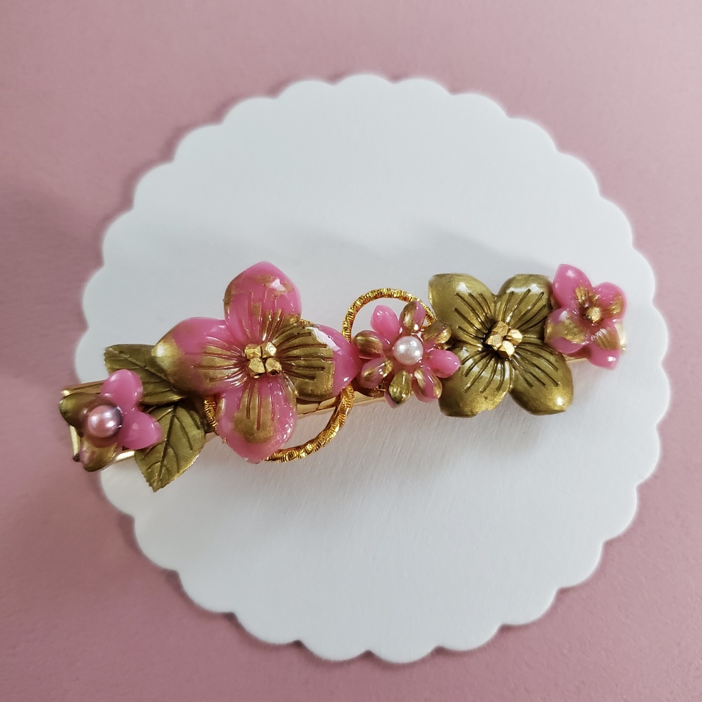 鬼滅の刃イメージ 金古美紫陽花のヘアクリップ