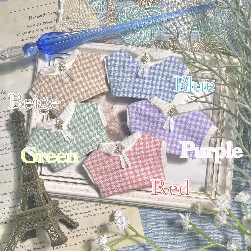 チェックベストコーデセット