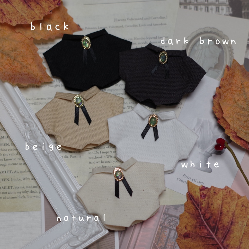 ループタイつきシャツ