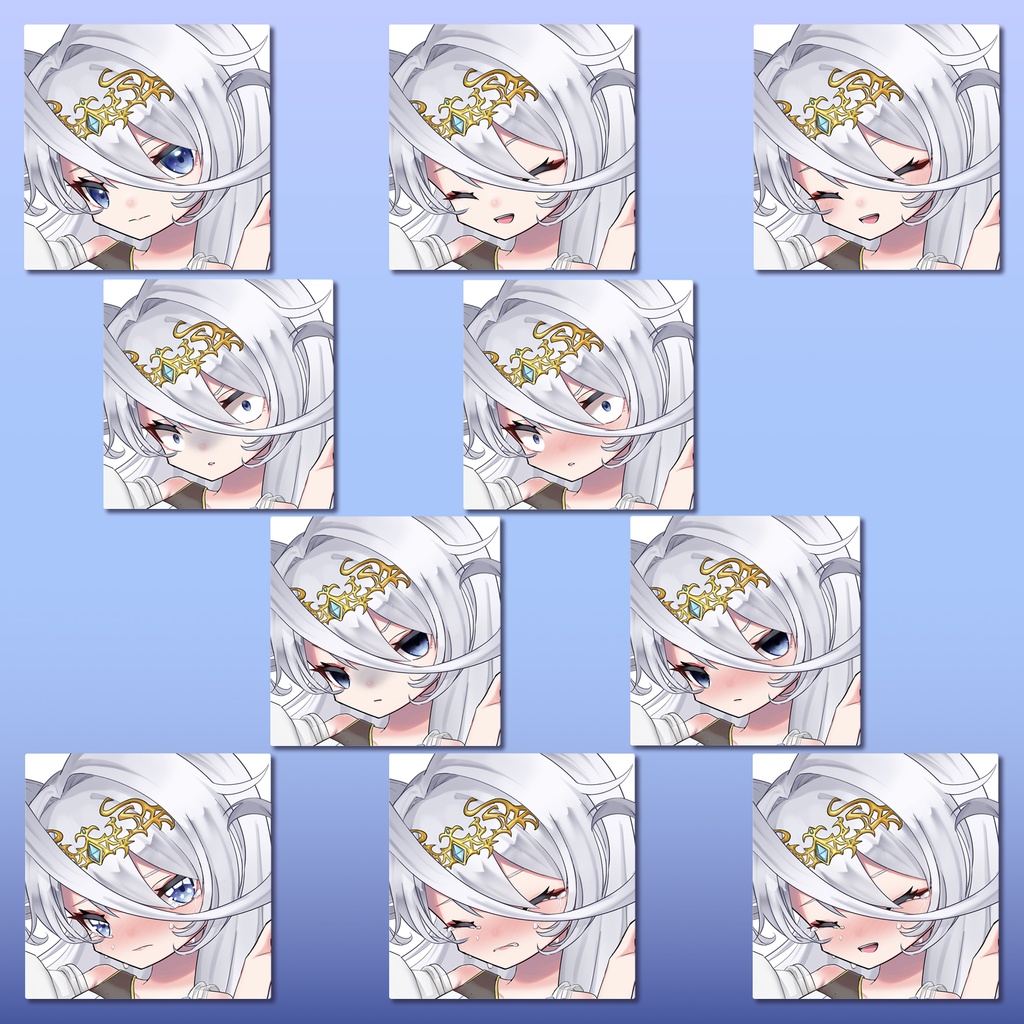 【立ち絵素材】女神風の女の子