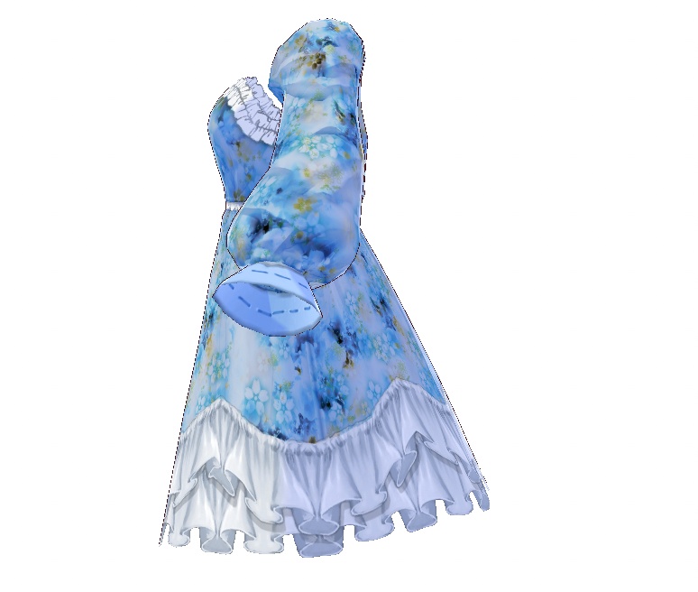 【無料】Flower Dress【テクスチャ】