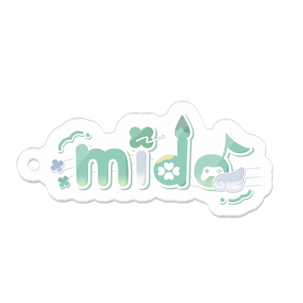 midoネームロゴアクキー