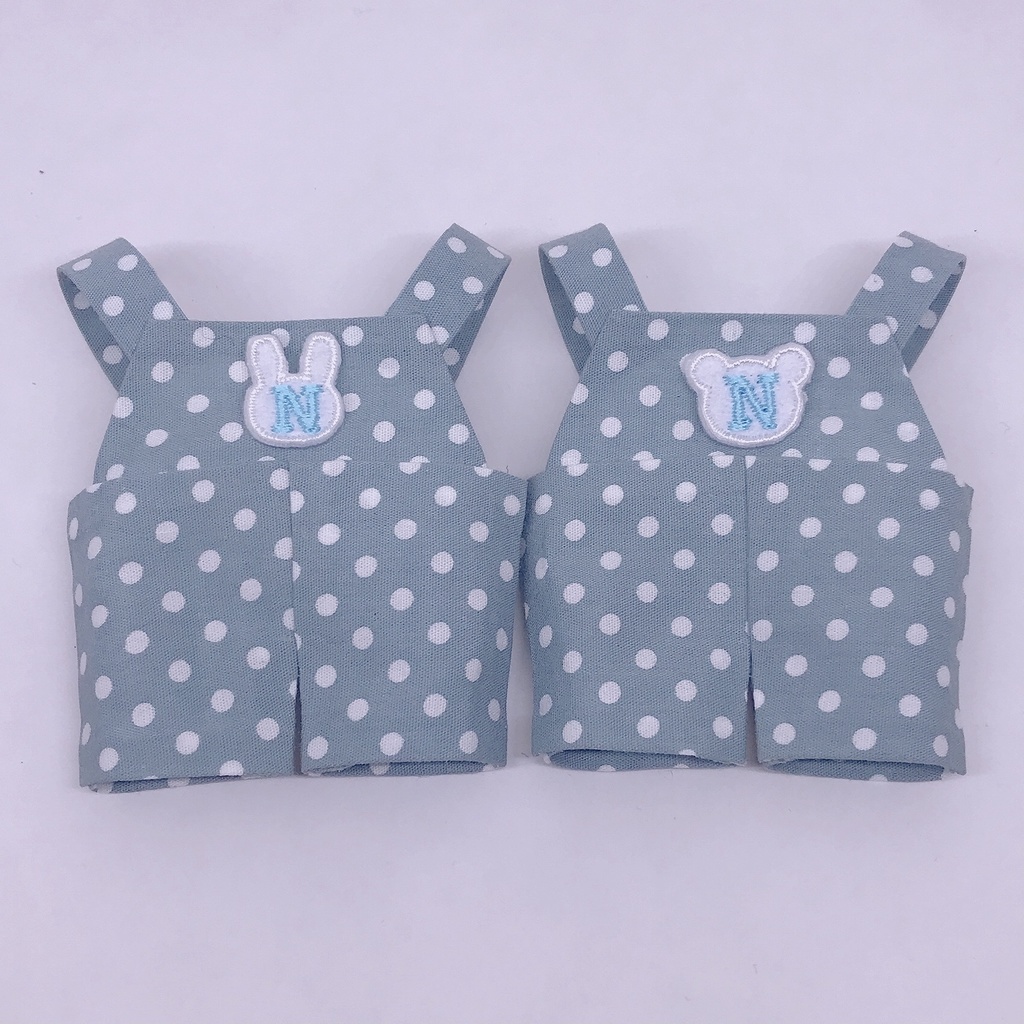 イニシャルサロペット♡水色