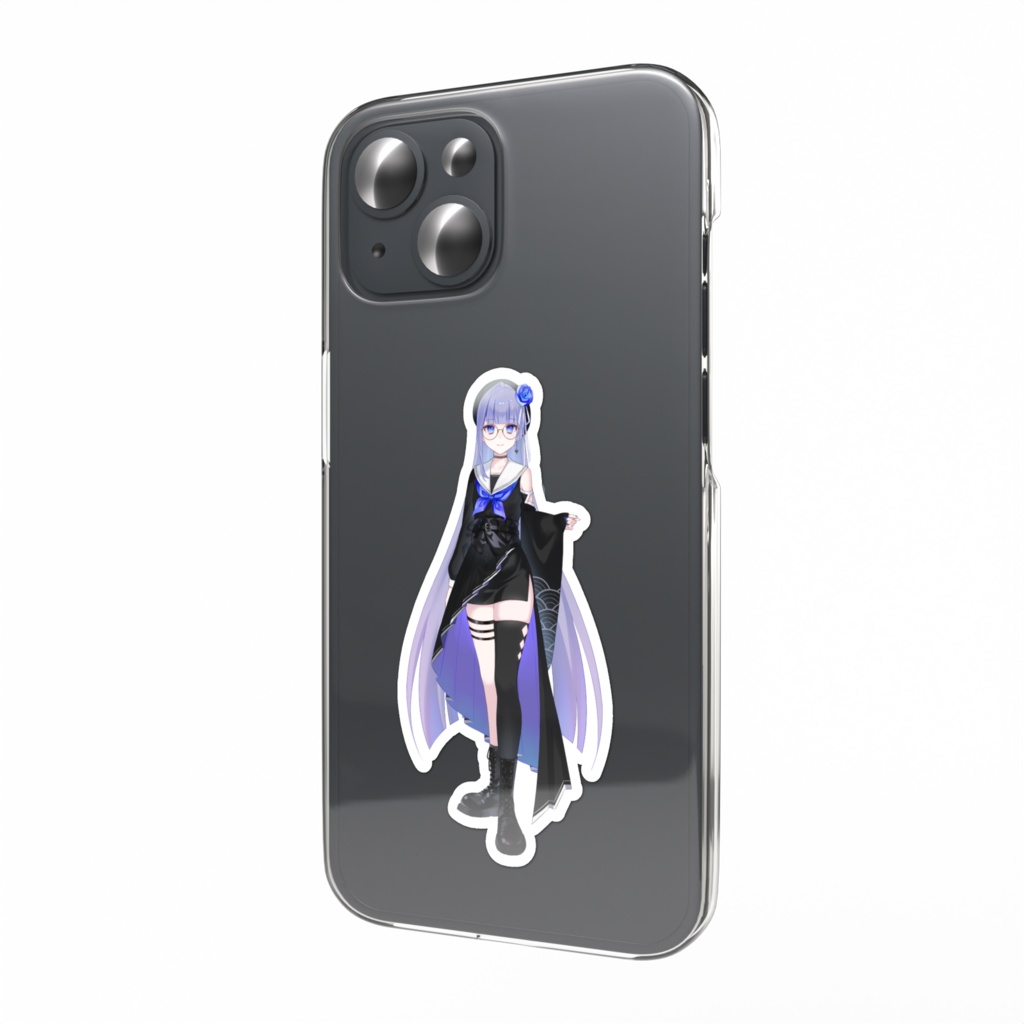 零華　スマホステッカーの姿