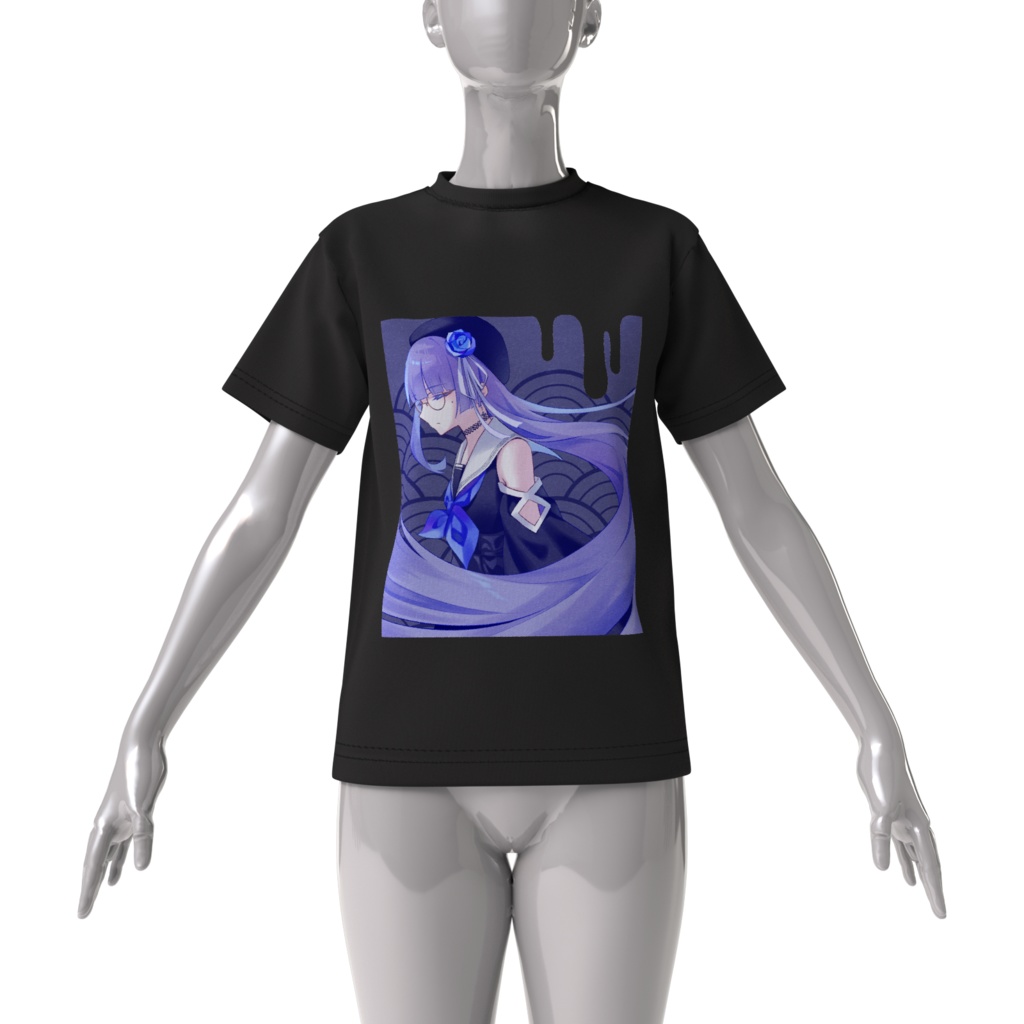 零華 Tシャツの姿 漆