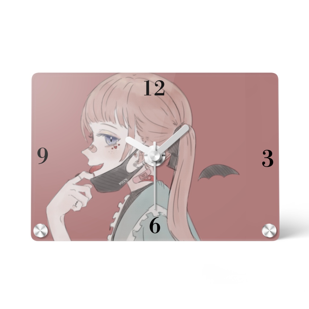 ヴァンパイアなアクリル時計