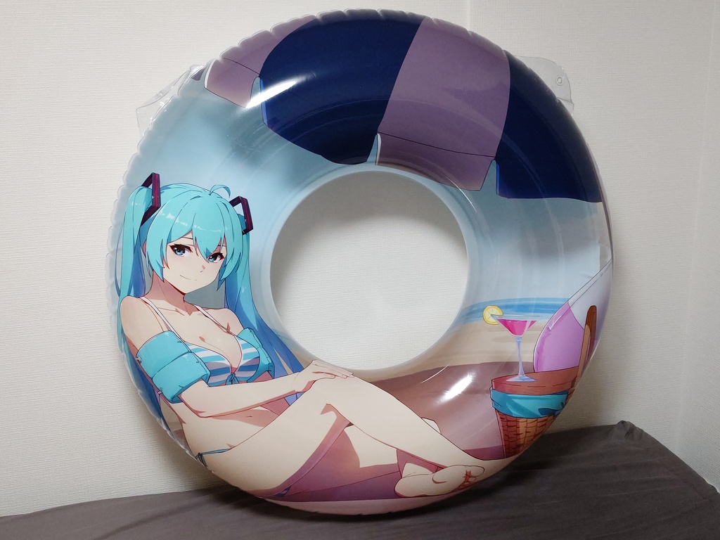 『歌姫との夏休み』120cm スーパーサイズデザイン浮き輪