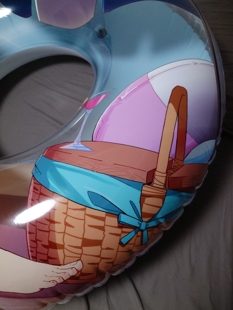 『歌姫との夏休み』120cm スーパーサイズデザイン浮き輪