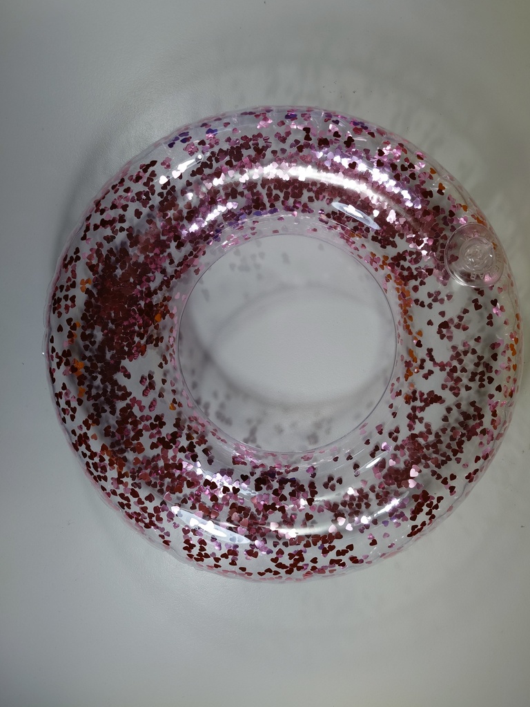 【ドール用】キラキラグリッター 1:3スケール ミニチュア浮き輪 / 1:3 Scale Miniature Shiny Glitter Swimming Ring