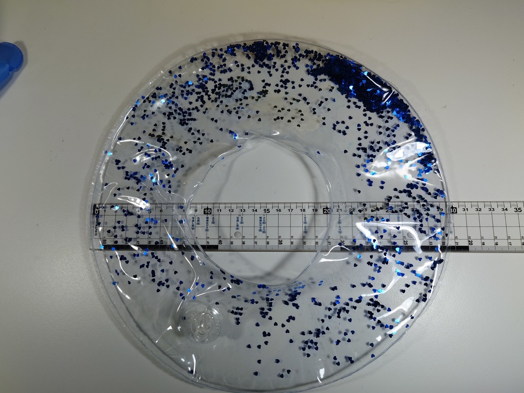 【ドール用】キラキラグリッター 1:3スケール ミニチュア浮き輪 / 1:3 Scale Miniature Shiny Glitter Swimming Ring