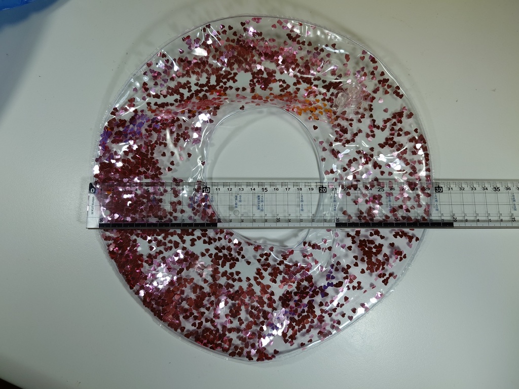 【ドール用】キラキラグリッター 1:3スケール ミニチュア浮き輪 / 1:3 Scale Miniature Shiny Glitter Swimming Ring