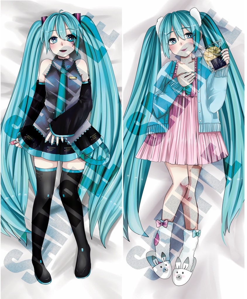 初音ミクふわふわコーデエアークッション抱き枕 / Hatsune Miku inflatable dakimakura