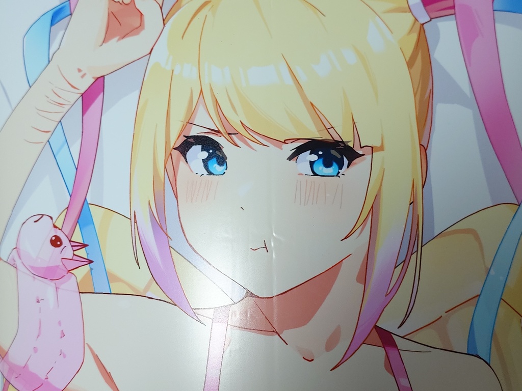 【160x60cm 空ビ抱き枕】超てんちゃん・あめちゃん/Kangel + Ame-chan Inflatable Dakimakura