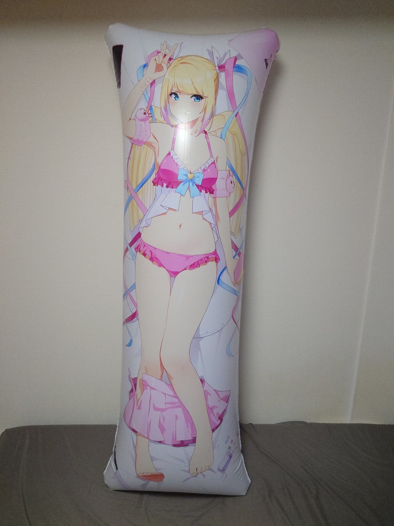 【160x60cm 空ビ抱き枕】超てんちゃん・あめちゃん/Kangel + Ame-chan Inflatable Dakimakura