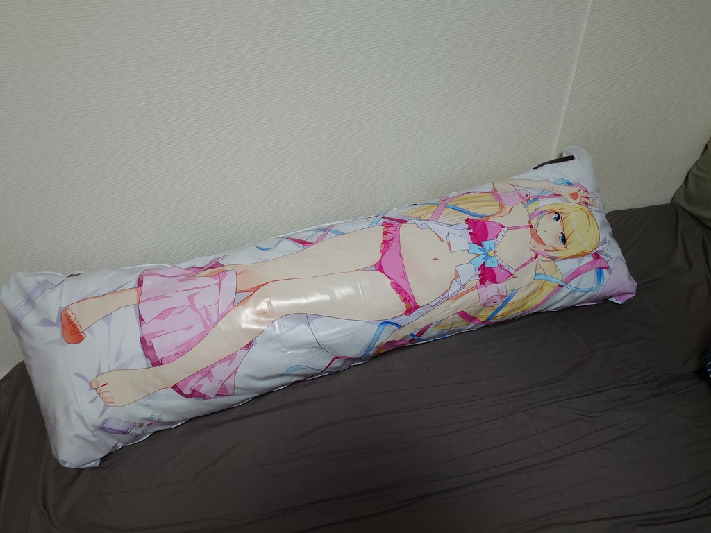 【謎・ビニール抱き枕カバー】超てんちゃん・あめちゃん/Kangel + Ame-chan PVC Dakimakura Cover