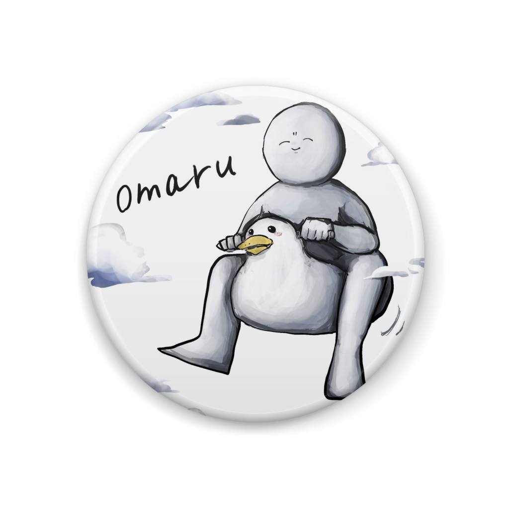 Omaru缶バッジ