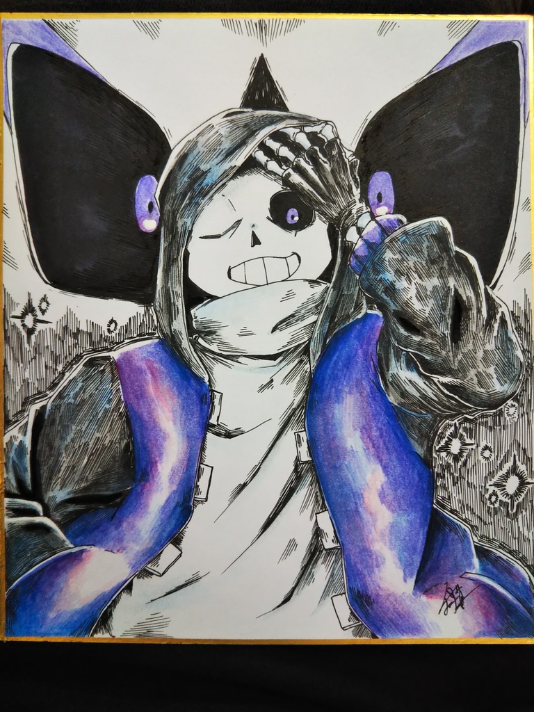 【AU】Epic!sans 色紙