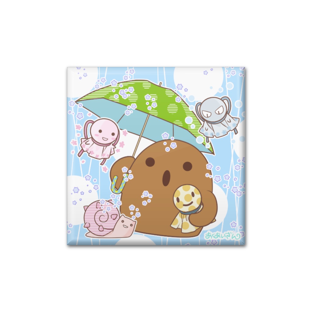 缶バッジ【梅雨】