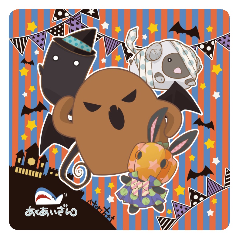 ハロウィンアクリルキーホルダー(3バージョン)