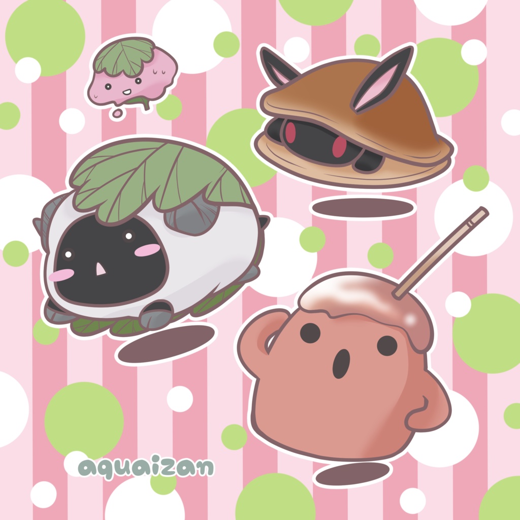 もちもちずアクリルキーホルダー