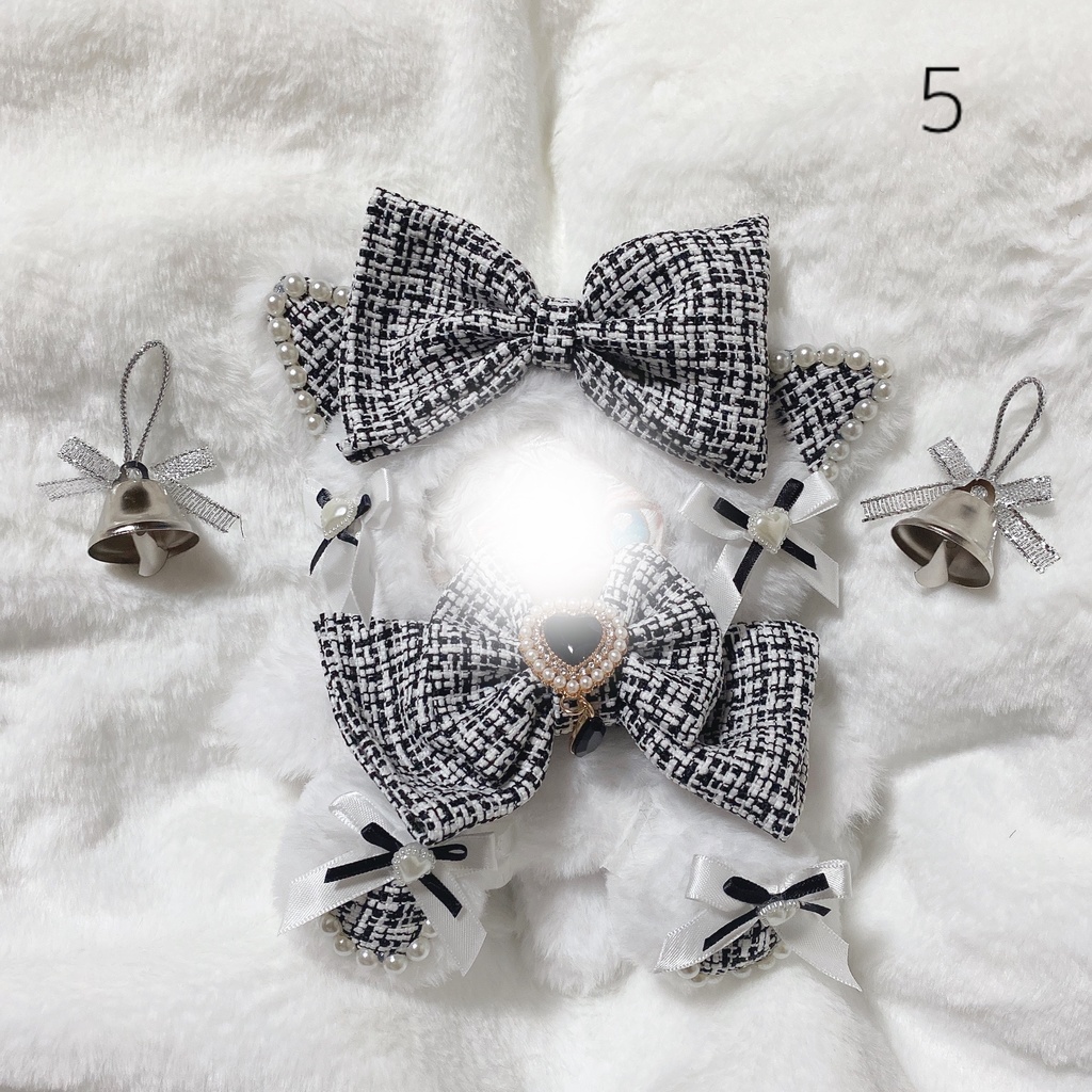 【10~13cmぬい服】𝑆𝑛𝑜𝑤𝑦 𝑇𝑤𝑒𝑒𝑑 𝐶𝑎𝑡