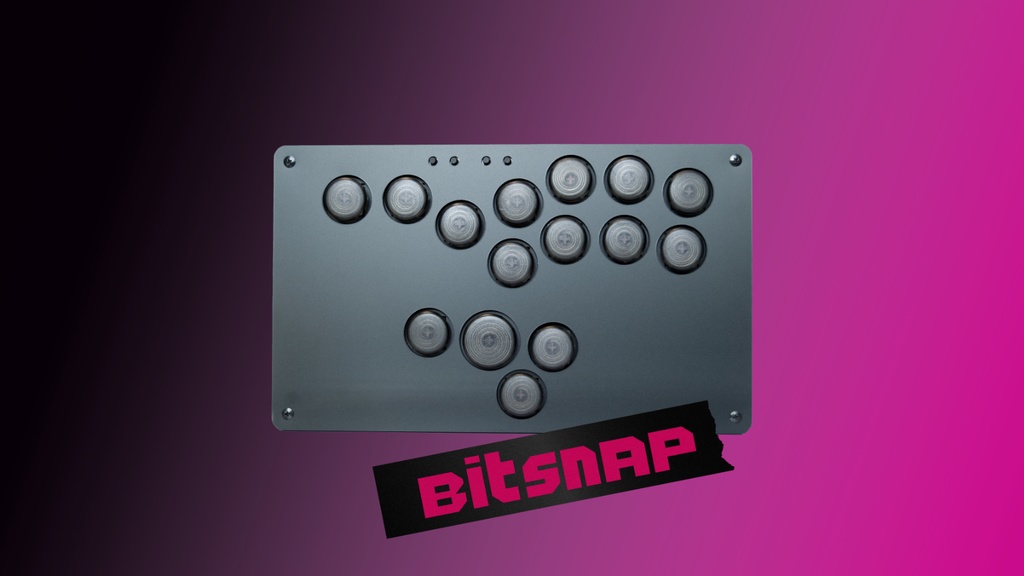 多ボタン・低遅延薄型レバーレスコントローラー BitSnap