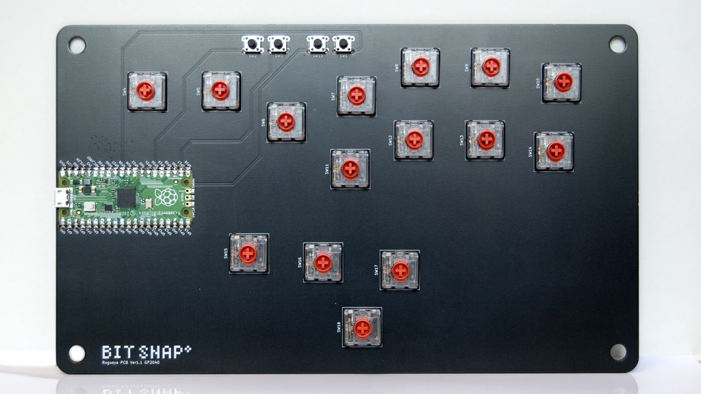 多ボタン・低遅延薄型レバーレスコントローラー BitSnap