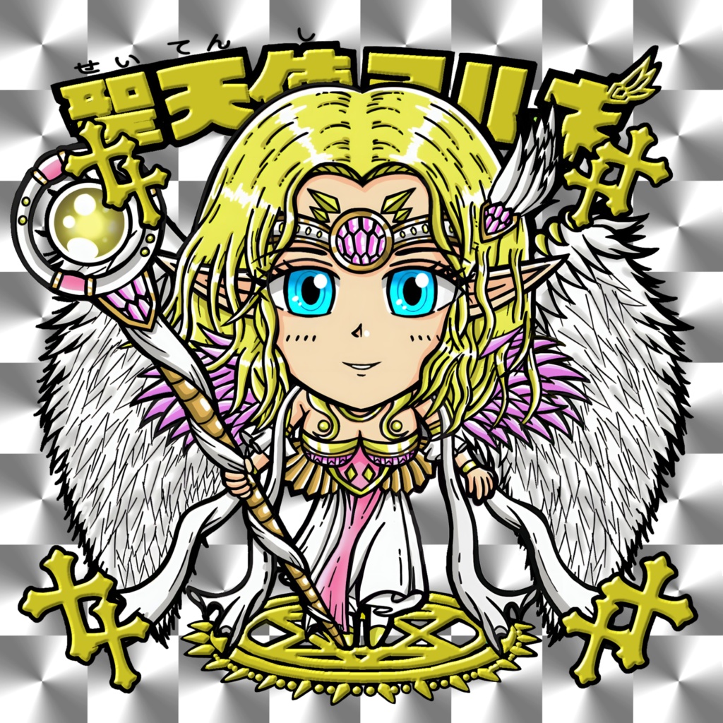 値下げ品 聖天使ヨハネ&堕天使ヨハネ 台紙セット