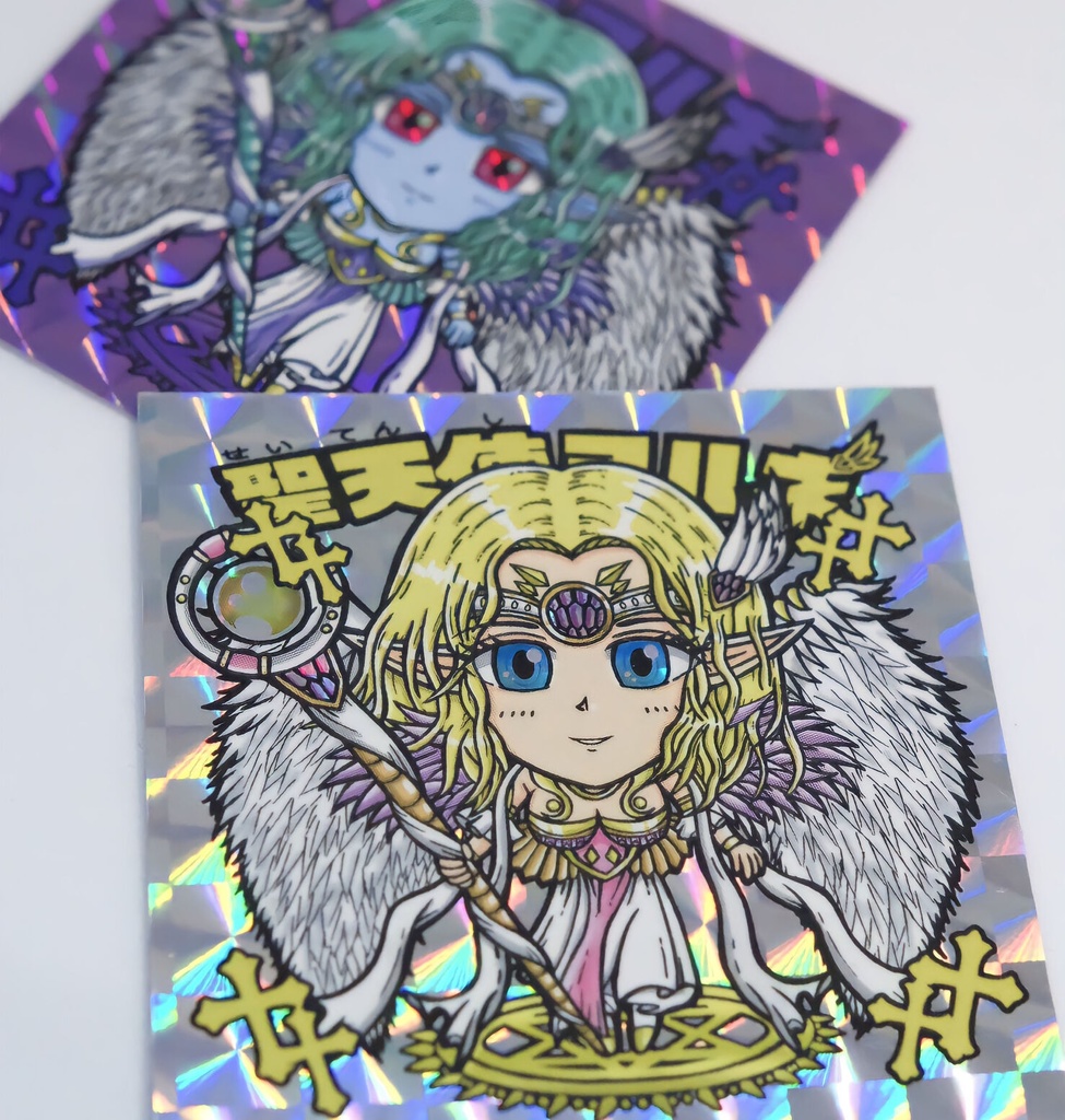 値下げ品 聖天使ヨハネ&堕天使ヨハネ 台紙セット