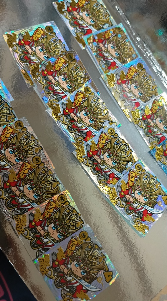 【B品です】箔押し機&UV転写 名刺シール