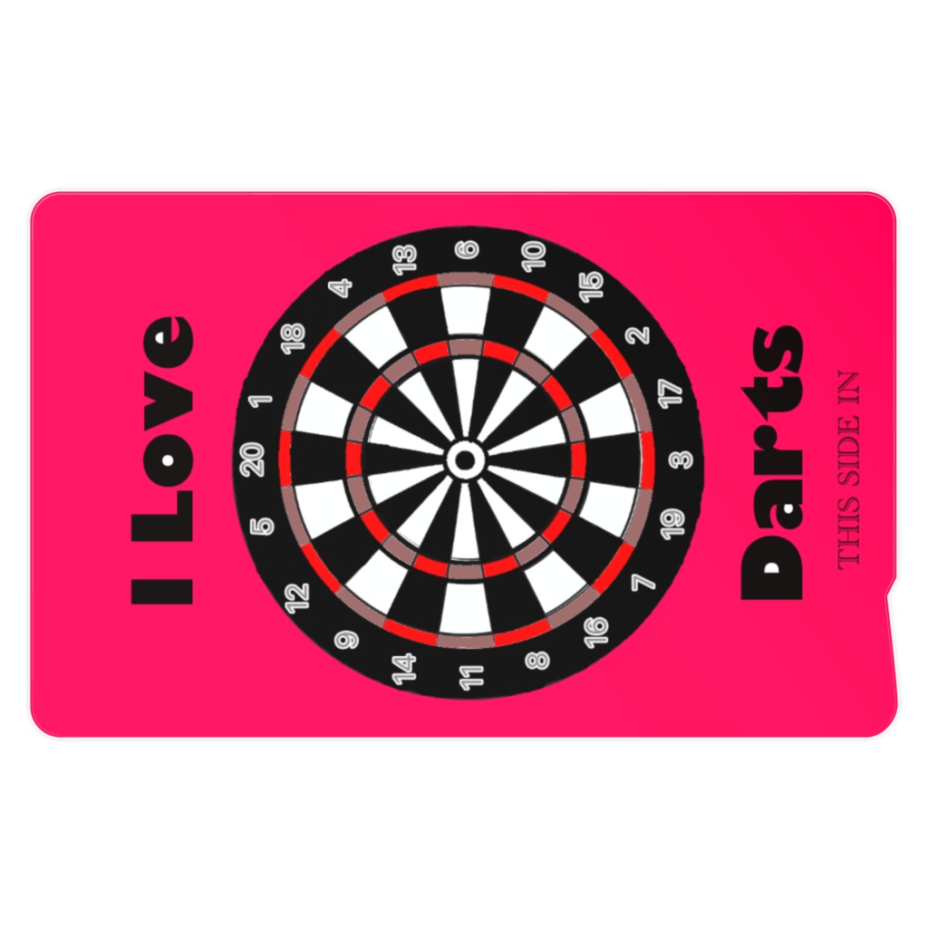 カードステッカー「I Love Darts」 - 鷹島慶の物置部屋 - BOOTH