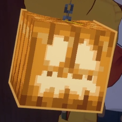 【無料】Minecraft Pumpkin Lantern