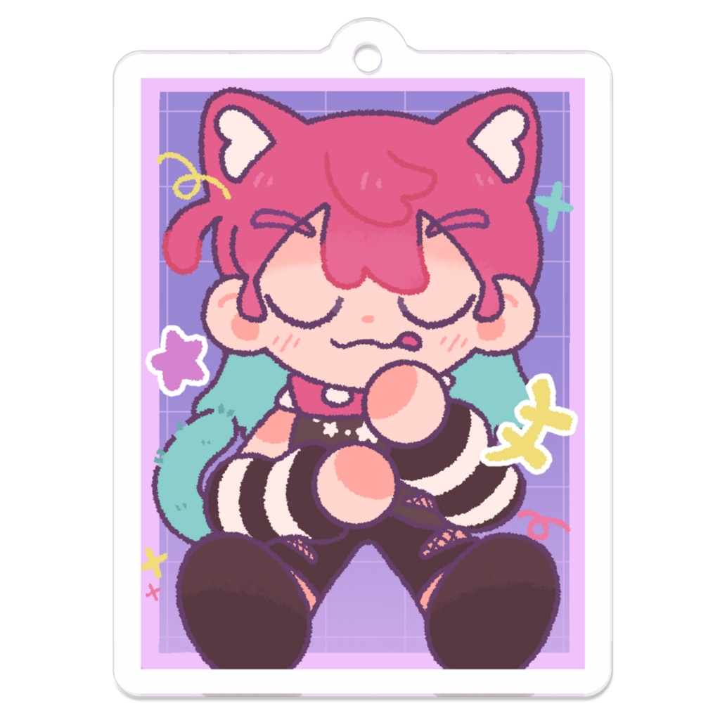 まとぺアートスタイルアクキー　[ドージャ]