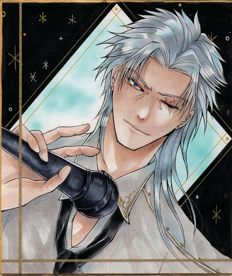 オリジナルキャラ色紙 真島 祥 Blue Satellite Booth オリジナルキャラ色紙 真島 祥 Blue Satellite Booth