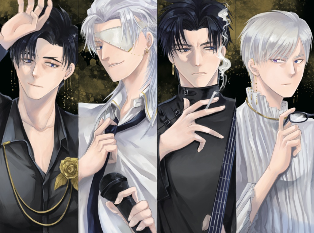 バンドイラスト　A4クリアファイル