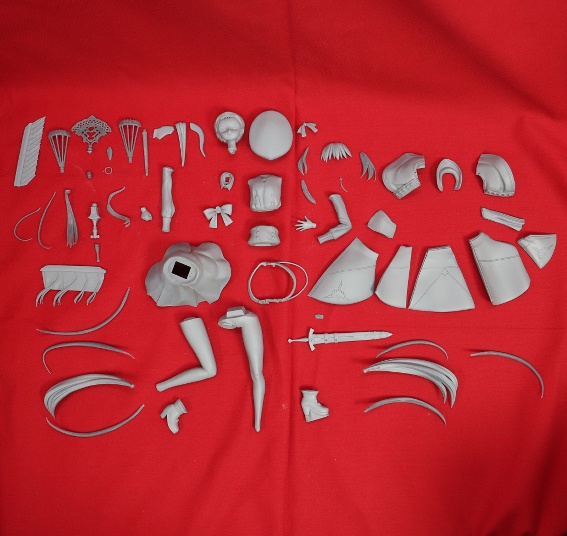 アルトリア・キャスター Fate/Grand Order SB4黒鈴小径 ガレージキット となモ7