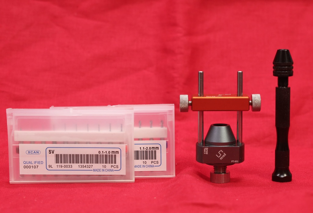 センターオープナー 0.1~2.0mmドリル ピンバイスセット