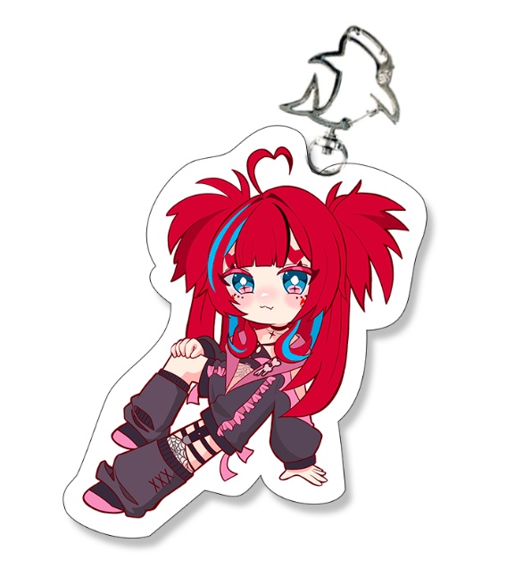 さめのち Ｖのすがた アクリルキーホルダー