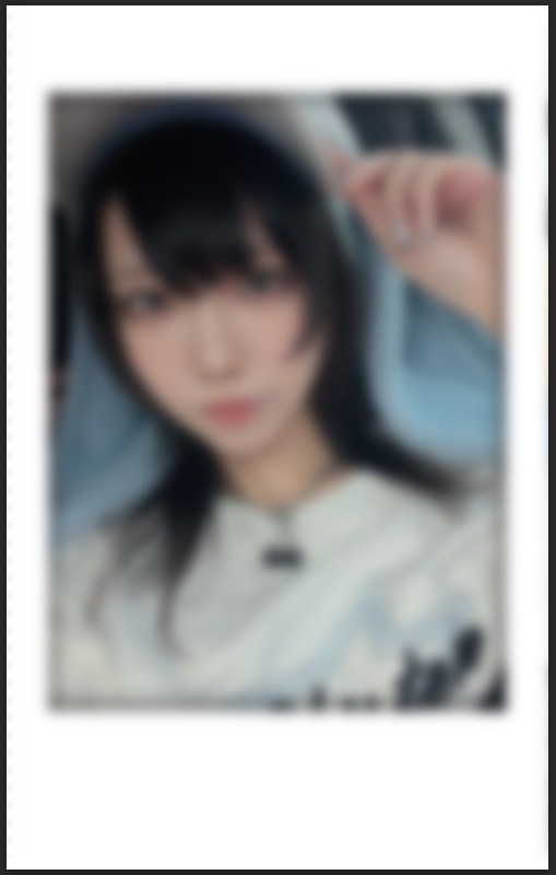 自我チェキ風カード②(絵柄1種)