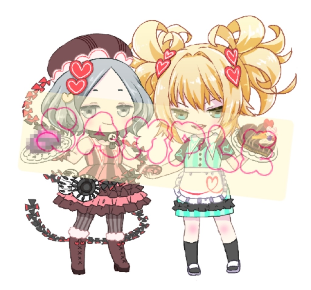 つつじ＆むつはアクリルフィギュア